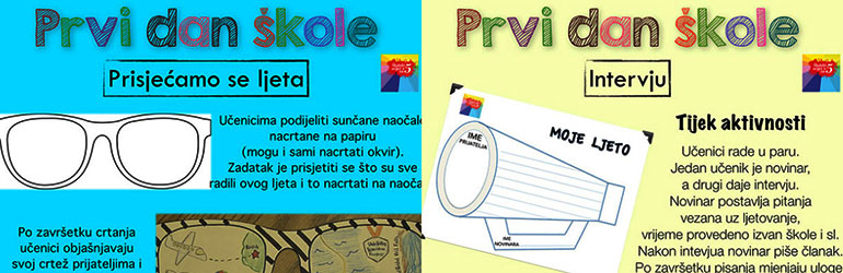 Škola je krenula novim aktivnostima