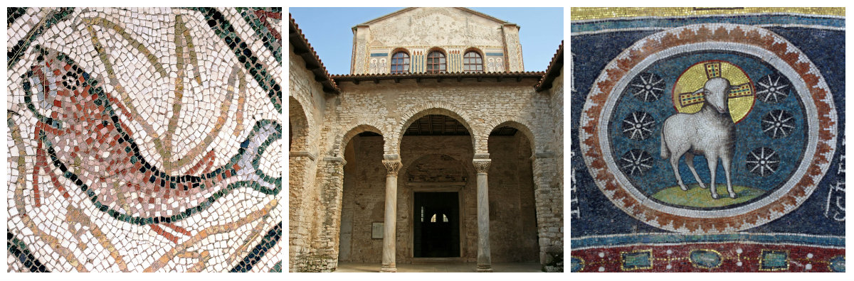 Risultati immagini per basilica eufrasiana di parenzo croazia