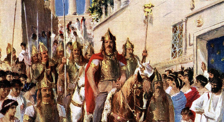 Ulazak Vizigota u Atenu IV. st