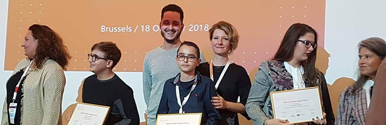 Kevin Malnar u Bruxellesu primio nagradu za svoju priču - Školska ...